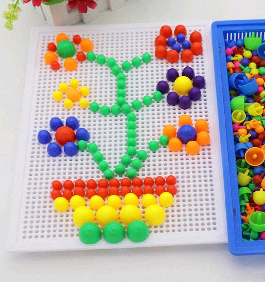 Jeu de mosaïque à clous