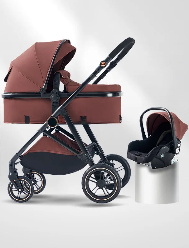 Poussette Bébé 3-en-1 Ultra-Légère