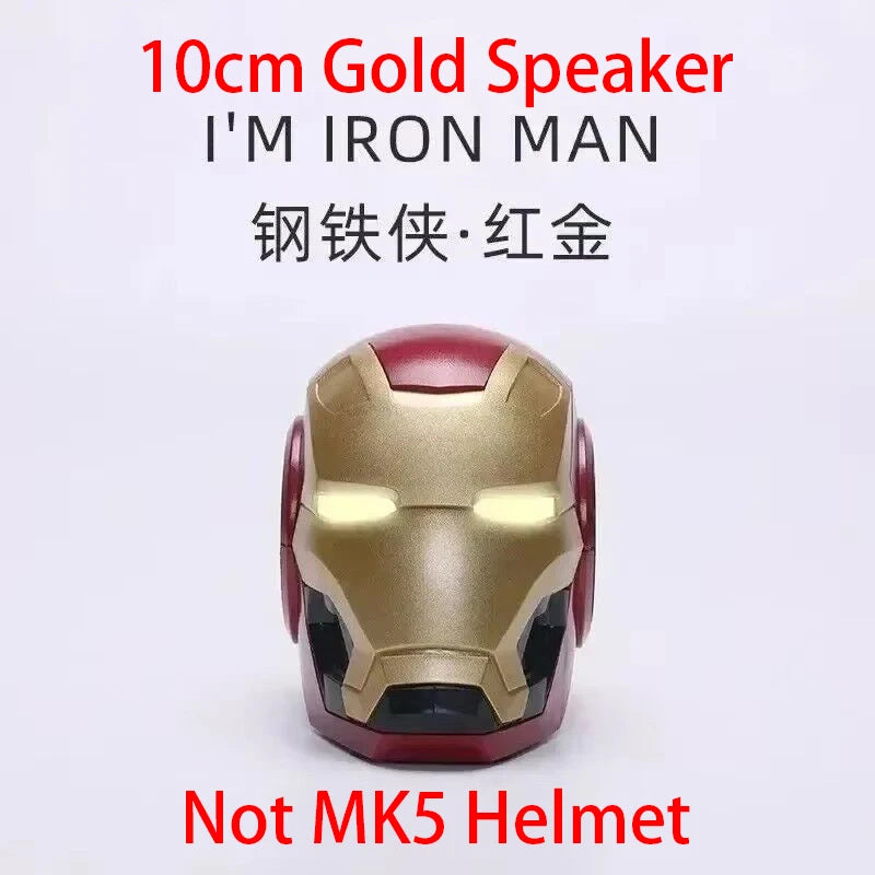 Casque Iron Man Mk5 Helmet Voix électronique Control Helmet Cosplay Led E