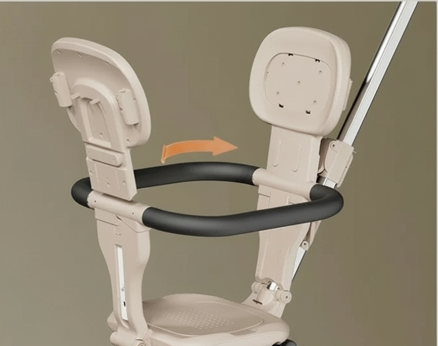 Poussette ultra légère et pratique.