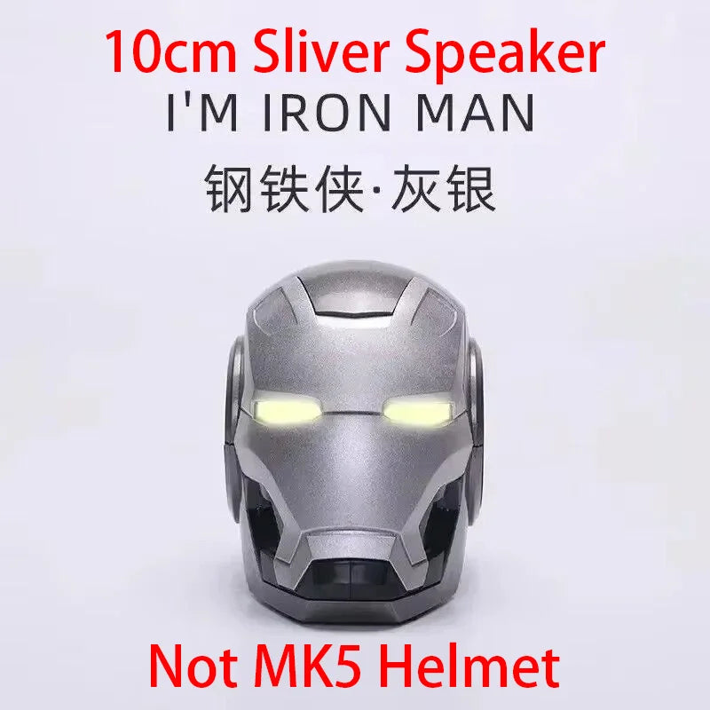 Casque Iron Man Mk5 Helmet Voix électronique Control Helmet Cosplay Led E