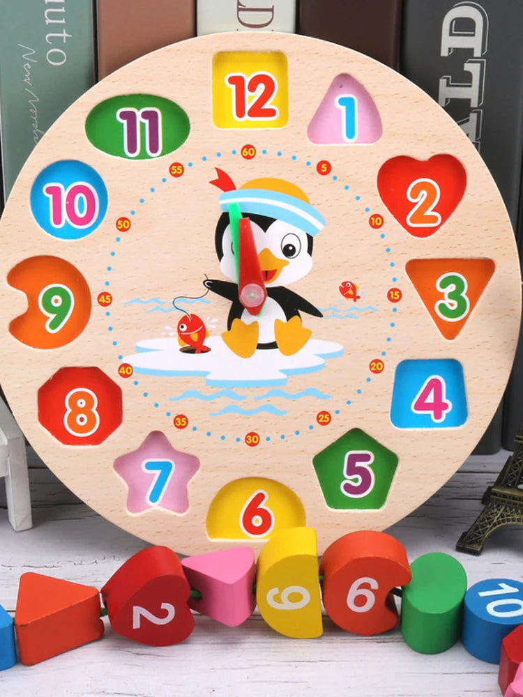 Montessori. Pendule colorée